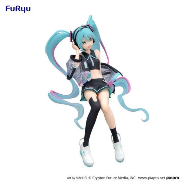 FURYU 景品 初音未來 Neon Cyber 初音 泡麵蓋公仔 FURYU 景品 初音未來 Neon Cyber 初音 泡麵蓋公仔