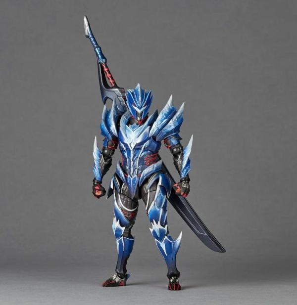 (預購) [再販] KAIYODO 海洋堂 Revoltech 驚奇山口式 魔物獵人 崛起:破曉 冰狼龍裝備 可動完成品 NR027 20260510 [再販] KAIYODO 海洋堂 Revoltech 驚奇山口式 魔物獵人 崛起:破曉 冰狼龍裝備 可動完成品 NR027