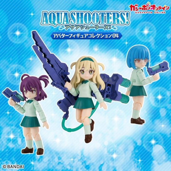 BANDAI 扭蛋 AQUA SHOOTERS 水槍少女04 全3種 隨機3入販售 BANDAI 扭蛋 AQUA SHOOTERS 水槍少女04 全3種 隨機3入販售