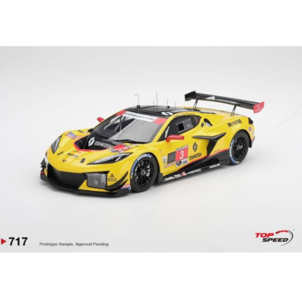 (預購) TOP SPEED 1/18 雪佛蘭 Chevrolet Corvette Z06 GT3.R #3 Corvette Racing by Pratt Miller Motorsports 2026 IMSA Daytona 24 Hrs TS0717 20260824 TOP SPEED 1/18 雪佛蘭 Chevrolet Corvette Z06 GT3.R #3 Corvette Racing by Pratt Miller Motorsports 2026 IMSA Daytona 24 Hrs TS0717
