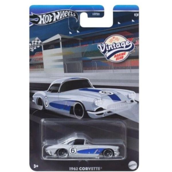 Hot wheels 風火輪 復古賽車俱樂部 雪佛蘭 CHEVROLET 1962 CORVETTE 柯維特1962 Hot wheels 風火輪 復古賽車俱樂部 雪佛蘭 CHEVROLET 1962 CORVETTE 柯維特1962