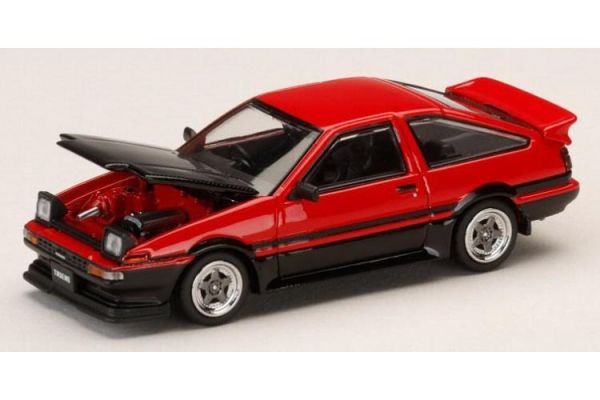(預購) Hobby JAPAN 1/64 豐田 Toyota SPRINTER TRUENO GT APEX (AE86) Late Ver. Late Ver. JDM Style Carbon Bonnet RED /BLACK HJ647052RB 20260810 Hobby JAPAN 1/64 豐田 Toyota SPRINTER TRUENO GT APEX (AE86) Late Ver. Late Ver. JDM Style Carbon Bonnet RED /BLACK HJ647052RB