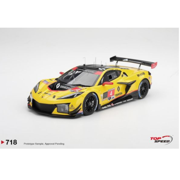 (預購) TOP SPEED 1/18 雪佛蘭 Chevrolet Corvette Z06 GT3.R #4 Corvette Racing by Pratt Miller Motorsports 2026 IMSA Daytona 24 Hrs TS0718 20260824 TOP SPEED 1/18 雪佛蘭 Chevrolet Corvette Z06 GT3.R #4 Corvette Racing by Pratt Miller Motorsports 2026 IMSA Daytona 24 Hrs TS0718