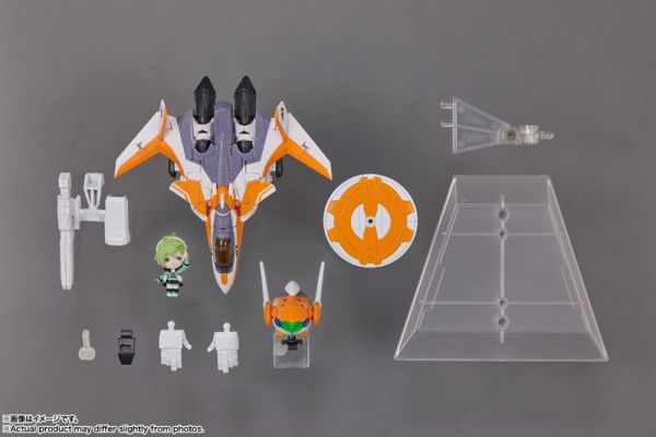 BANDAI TINY SESSION 超時空要塞Delta VF-31E 齊格菲 恰克機＆蕾娜 BANDAI TINY SESSION 超時空要塞Delta VF-31E 齊格菲 恰克機＆蕾娜