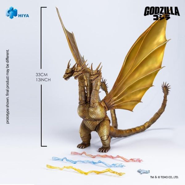 (預購) HIYA E.B.S. 無比例 25cm 哥吉拉vs王者基多拉 王者基多拉 引力光線 Ver. 可動 EBG0422 20260903 HIYA E.B.S. 無比例 25cm 哥吉拉vs王者基多拉 王者基多拉 引力光線 Ver. 可動 EBG0422
