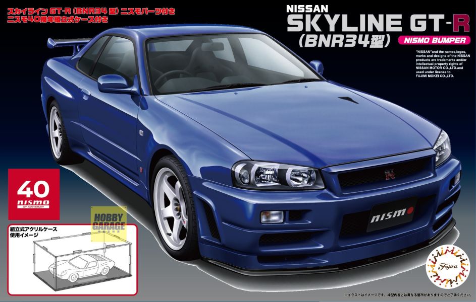 1/24 Nissan Skyline R34 GTR Nismo 附 NISMO 40周年透明展示盒 FUJIMI ID1003 富士美 組裝模型 FUJIMI,1/24,RS,BMW,325i,VW,GOLF,GTI,三菱,STARION,1985,SUBARU,IMPREZA,WRX,HONDA,CR-Z