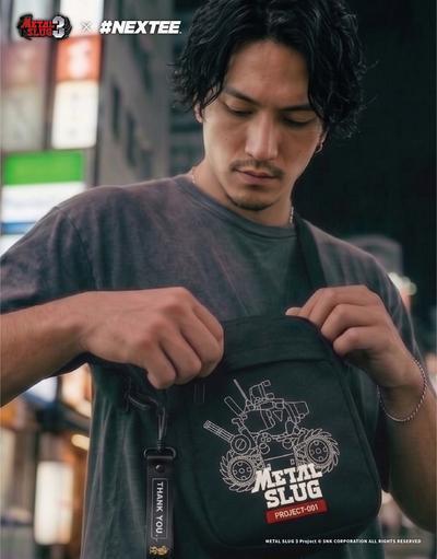 NEXTee 合金彈頭MetalSlug Project-001 側背包 黑 NEXTee 合金彈頭MetalSlug Project-001 側背包 黑