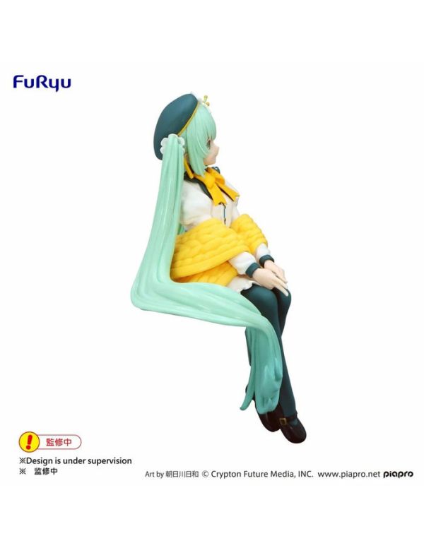 FURYU 景品初音未來Flower Fairy -白百合- 泡麵蓋公仔- 模型