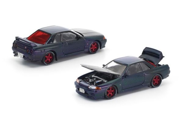 (預購) POP RACE 1/64 日產 Nissan SKYLINE GT-R R32 GHOST CHAMELEON (預購) POP RACE 1/64 日產 Nissan SKYLINE GT-R R32 GHOST CHAMELEON