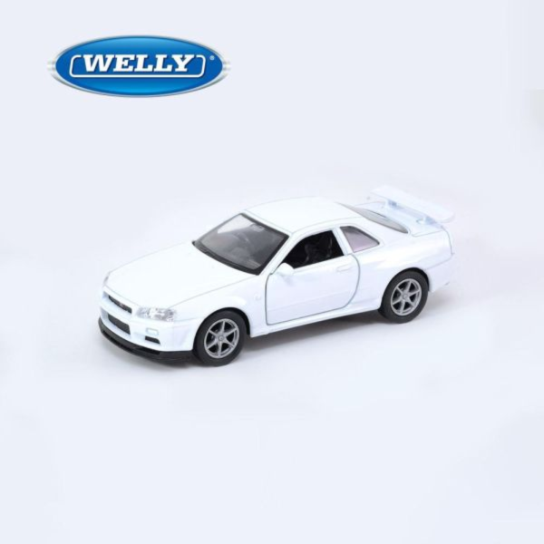 (預購) WELLY 4.75吋 日產 Nissan Skyline GT-R R34 經典性能跑車模型 43798CW(白色) 20260915 WELLY 4.75吋 日產 Nissan Skyline GT-R R34 經典性能跑車模型 43798CW(白色)
