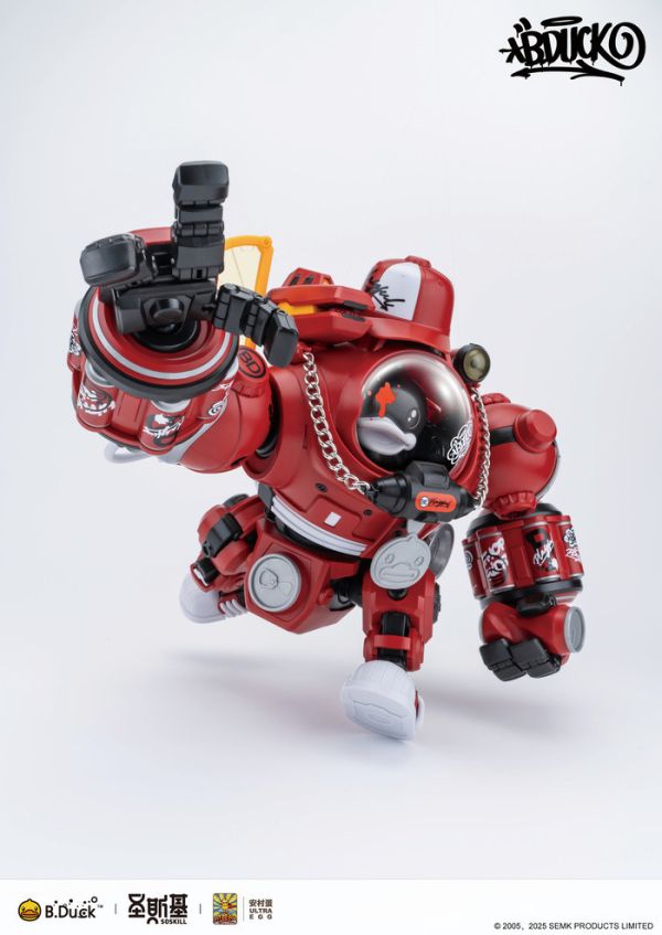 聖斯基 SSKBDUCK02 國潮機甲 嘻哈達克 可動完成品 聖斯基 SSKBDUCK02 國潮機甲 嘻哈達克 可動完成品