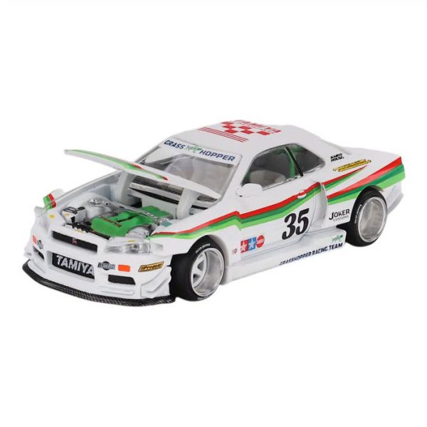 KaidoHouse x MINIGT 1/64 日產 Nissan Skyline GT-R (R34) TAMIYA x KAIDO HOUSE "The GRASSHOPPER" V1 KHMG167 KaidoHouse x MINIGT 1/64 日產 Nissan Skyline GT-R (R34) TAMIYA x KAIDO HOUSE "The GRASSHOPPER" V1 KHMG167
