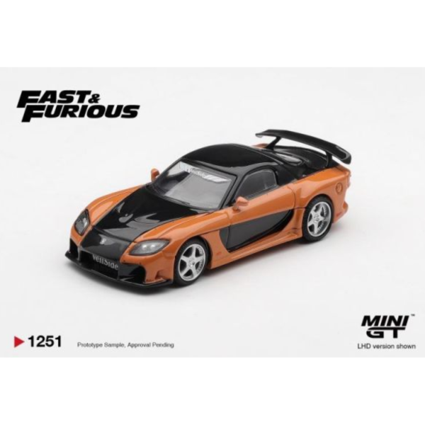 (預購) [吊卡版] MINIGT 1/64 馬自達 Mazda RX-7 VeilSide Fortune 玩命關頭3:東京甩尾 韓哥 MGT01251-BL LHD 20260604 [吊卡版] MINIGT 1/64 馬自達 Mazda RX-7 VeilSide Fortune 玩命關頭3:東京甩尾 韓哥 MGT01251-BL LHD