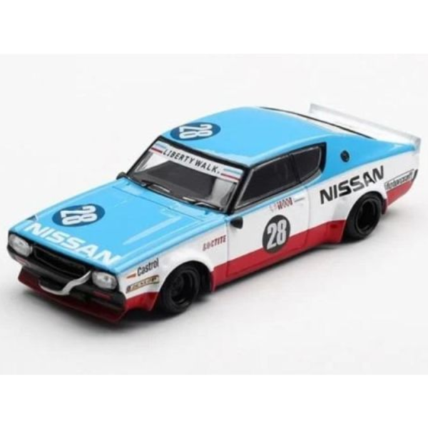 (預購) [吊卡版] MINIGT 1/64 日產 Nissan Skyline Kenmeri Liberty Walk Nissan Racing "75 concept RHD MGT01212-BL 20260312 [吊卡版] MINIGT 1/64 日產 Nissan Skyline Kenmeri Liberty Walk Nissan Racing "75 concept RHD MGT01212-BL