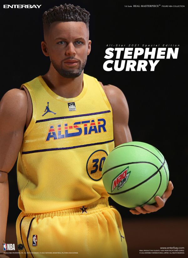 ENTERBAY 1/6 Stephen Curry 史蒂芬柯瑞 NBA 2021 全明星賽 ENTERBAY 1/6 Stephen Curry 史蒂芬柯瑞 NBA 2021 全明星賽