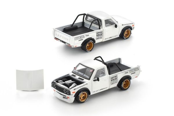 (預購) POP RACE 1/64 日產 PANDEM DATSUN 620 WHITE (預購) POP RACE 1/64 日產 PANDEM DATSUN 620 WHITE