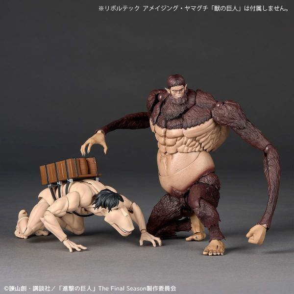 (預購) Kaiyodo 海洋堂 Revoltech 驚奇山口 進擊的巨人 車力巨人 可動完成品 20261027 Kaiyodo 海洋堂 Revoltech 驚奇山口 進擊的巨人 車力巨人 可動完成品