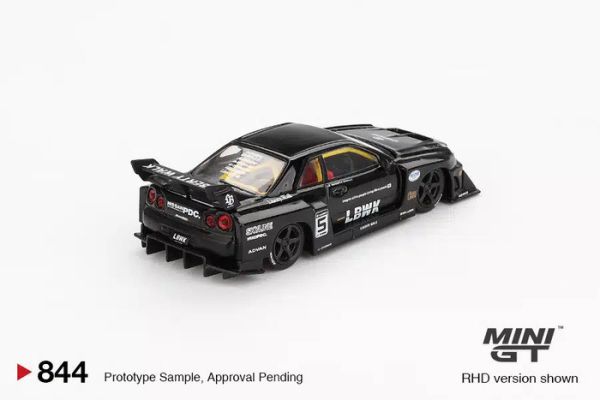 MINIGT 1/64 日產 Nissan LB-ER34 Super Silhouette SKYLINE Black MGT00844-R MINIGT 1/64 日產 Nissan LB-ER34 Super Silhouette SKYLINE Black MGT00844-R