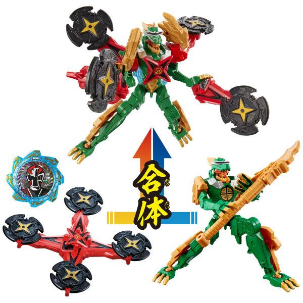 BANDAI 暴太郎戰隊 可動公仔 DON 金龍悟空機器人形態＆ 忍忍者 配件套組 BANDAI 暴太郎戰隊 可動公仔 DON 金龍悟空機器人形態＆ 忍忍者 配件套組