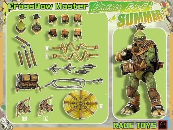 狂怒工作室 Rage Toys 武士力量3波 波夏 & Rave Toys 頭雕包小套組 可動完成品 狂怒工作室 Rage Toys 武士力量3波 波夏 & Rave Toys 頭雕包小套組 可動完成品