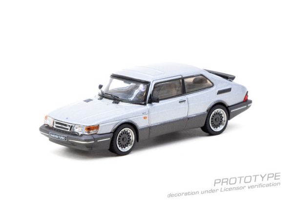 TARMAC WORKS 1/64 紳寶 Saab 900 Turbo Silver T64G-056-SL TARMAC WORKS 1/64 紳寶 Saab 900 Turbo Silver T64G-056-SL