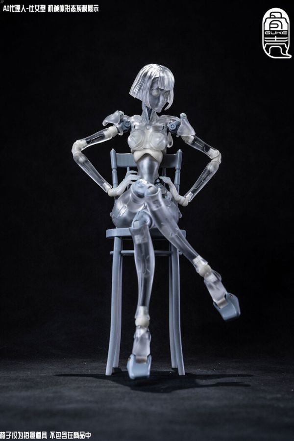 骨殼工坊 1/12 GK01FEC1 AI代理人 仕女型C1 透明版 可動完成品 骨殼工坊 1/12 GK01FEC1 AI代理人 仕女型C1 透明版 可動完成品