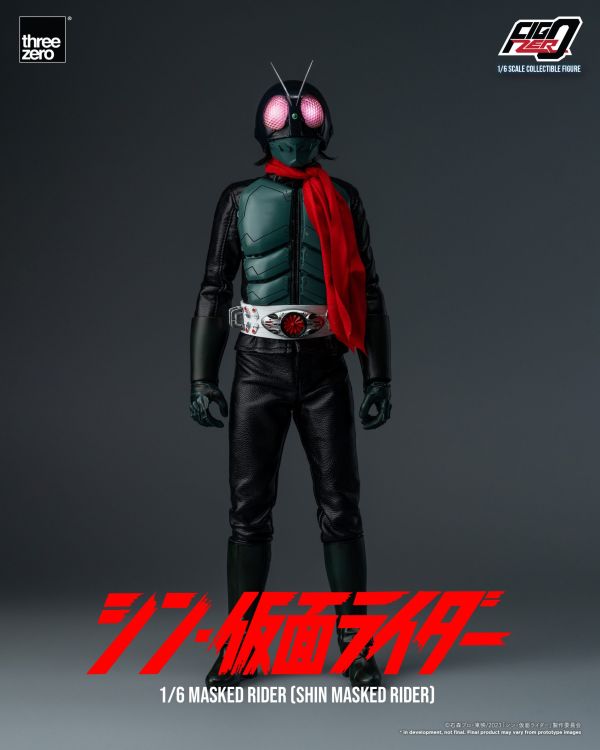 threezero FigZero 1/6 新假面騎士 假面騎士 可動完成品 threezero FigZero 1/6 新假面騎士 假面騎士 可動完成品