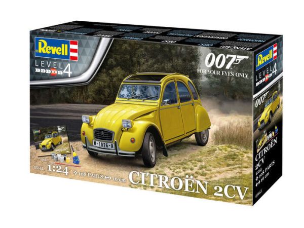 Revell 1/24 雪鐵龍 Citroen 2CV 007最高機密 組裝模型 Revell 1/24 雪鐵龍 Citroen 2CV 007最高機密 組裝模型