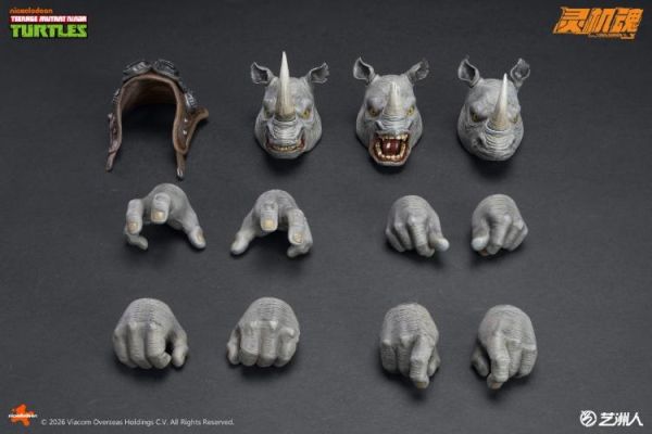 (預購) 靈機魂 忍者龜 牛頭 羅斯泰迪 可動完成品 20260507 靈機魂 忍者龜 牛頭 羅斯泰迪 /豬麵 比博 可動完成品