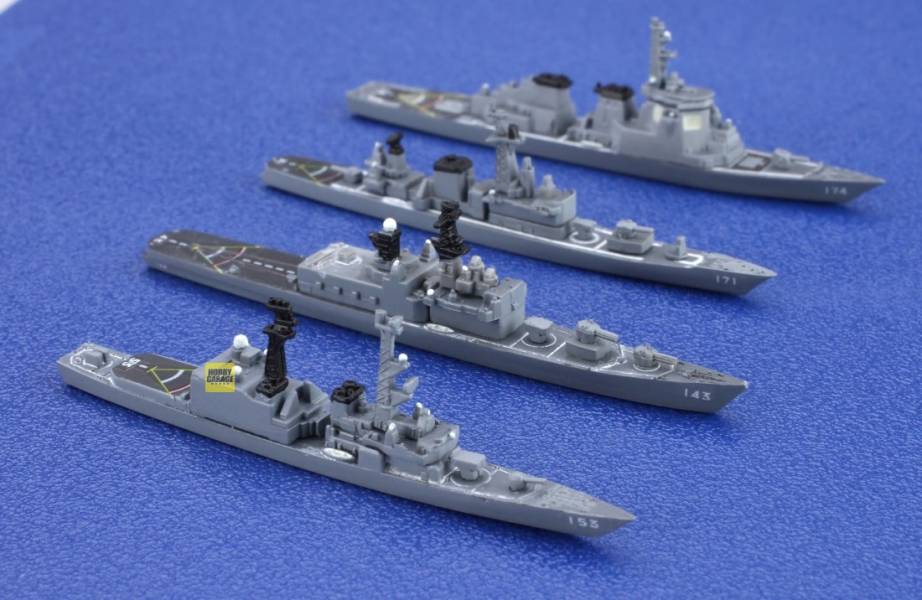 1/3000 海上自衛隊 第1護衛隊群 1998 FUJIMI 軍艦34 富士美 組裝模型 FUJIMI,1/3000,軍港,軍艦,海上自衛隊,護衛隊,