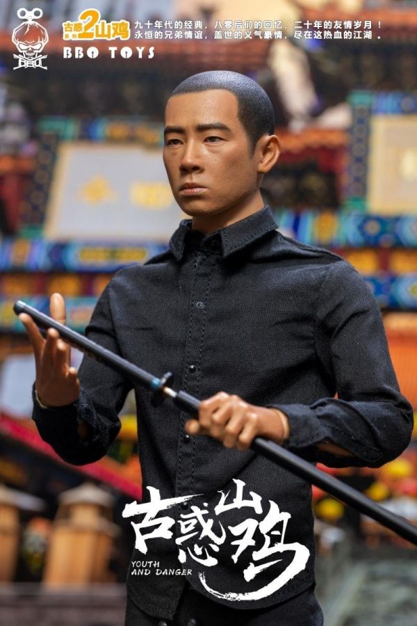 BBOTOYS 1/6 古惑系列 山雞 小春 GHZ02 雙頭雕雙素體 可動公仔 BBOTOYS,1/6,古惑系列,山雞,陳小春,GHZ02