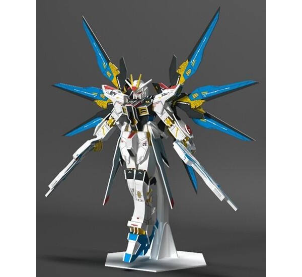 PLEX Paper Art si-gu-mi ZGMF-X20A 攻擊自由鋼彈 紙模型 PLEX,Paper Art,si-gu-mi,ZGMF-X20A,攻擊自由鋼彈,紙模型,