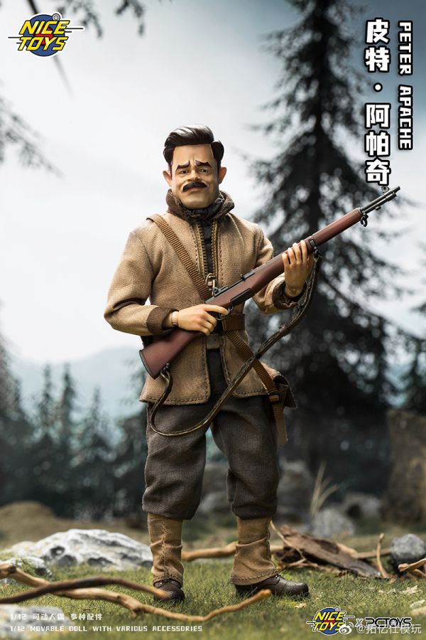 NICETOYS 1/12 萌軍系列 第一彈 阿帕奇 可動完成品  NICETOYS 1/12 萌軍系列 第一彈 阿帕奇 可動完成品 