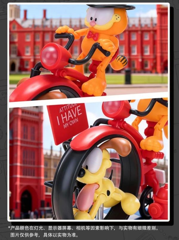 (預購) 聖斯基 加菲貓之大小輪之旅 已塗裝完成品 20260416 聖斯基 加菲貓之大小輪之旅 已塗裝完成品