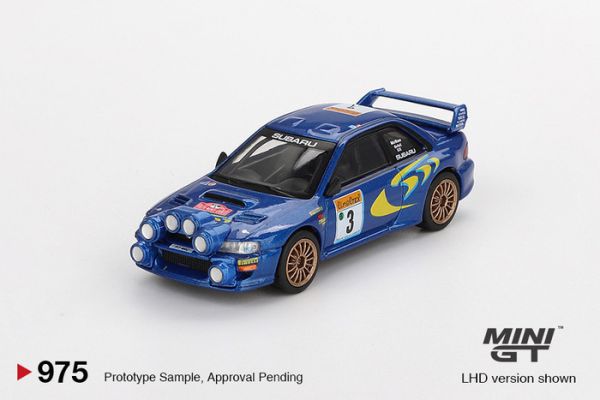 MINIGT 1/64 速霸陸 Subaru Impreza WRC98 1998 Rally Monte-Carlo 3rd Place #3 MGT00975-L MINIGT 1/64 速霸陸 Subaru Impreza WRC98 1998 Rally Monte-Carlo 3rd Place #3 MGT00975-L