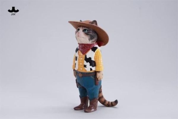 (預購) JXK Studio JXK-AI11 動物 牛仔貓警長 ABCD 分別販售 20260210 JXK Studio JXK-AI11 動物 牛仔貓警長 ABCD 分別販售