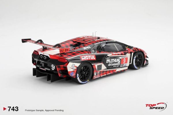 (預購) TOP SPEED 1/18 藍寶堅尼 Lamborghini Temerario GT3 #9 Pfaff Motorsports 2026 IMSA Sebring 12 Hrs TS0743 20260824 TOP SPEED 1/18 藍寶堅尼 Lamborghini Temerario GT3 #9 Pfaff Motorsports 2026 IMSA Sebring 12 Hrs TS0743