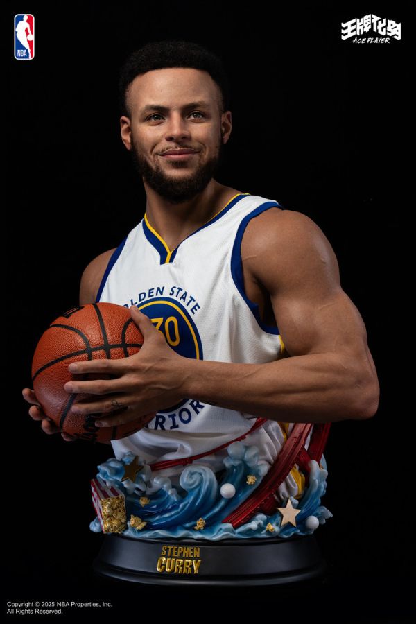 (預購) Infinity Studio 1/1 NBA 史蒂芬·柯瑞 Stephen Curry 金洲勇士隊 矽膠胸像 (預購) Infinity Studio 1/1 NBA 史蒂芬·柯瑞 Stephen Curry 金洲勇士隊 矽膠胸像