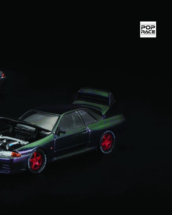(預購) POP RACE 1/64 日產 Nissan SKYLINE GT-R R32 GHOST CHAMELEON (預購) POP RACE 1/64 日產 Nissan SKYLINE GT-R R32 GHOST CHAMELEON