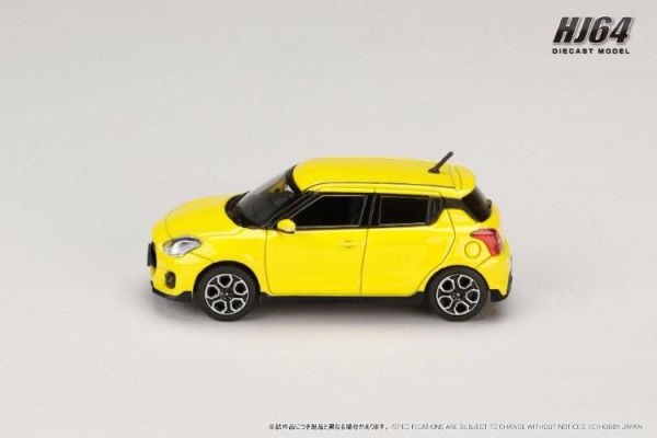 (預購) Hobby JAPAN 1/64 鈴木 SUZUKI SWIFT SPORT (ZC33S) CHAMPION YELLOW (ZFT) 冠軍黃 HJ641083AY 20260406 Hobby JAPAN 1/64 鈴木 SUZUKI SWIFT SPORT (ZC33S) CHAMPION YELLOW (ZFT) 冠軍黃 HJ641083AY