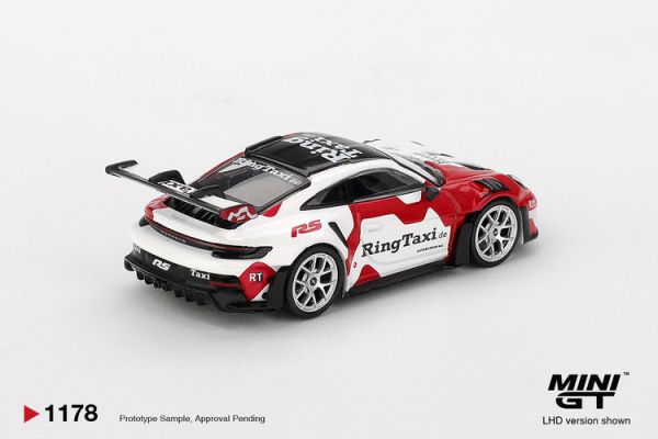 (預購) [吊卡版] MINIGT 1/64 保時捷 Porsche 911(992) GT3 RS Weissach RingTaxi.com LHD MGT01178-BL 20251225 [吊卡版] MINIGT 1/64 保時捷 Porsche 911(992) GT3 RS Weissach RingTaxi.com LHD MGT01178-BL