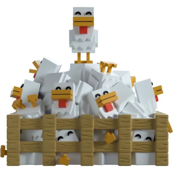 (預購) Youtooz Minecraft 雞 Chickens 3.6吋 搪膠公仔 (預購) Youtooz Minecraft 雞 Chickens 3.6吋 搪膠公仔
