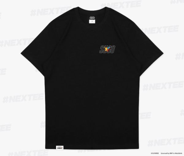 NEXTEE 閃電霹靂車 CyberFormula 超級阿斯拉01 短袖T恤 黑色＆白色 分別販售 NEXTEE 閃電霹靂車 CyberFormula 超級阿斯拉01 短袖T恤 黑色＆白色 分別販售