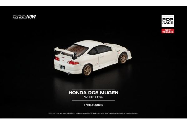 (預購) POP RACE 1/64 本田 Honda DC5 MUGEN WHITE PR640306 20260319 POP RACE 1/64 本田 Honda DC5 MUGEN WHITE PR640306