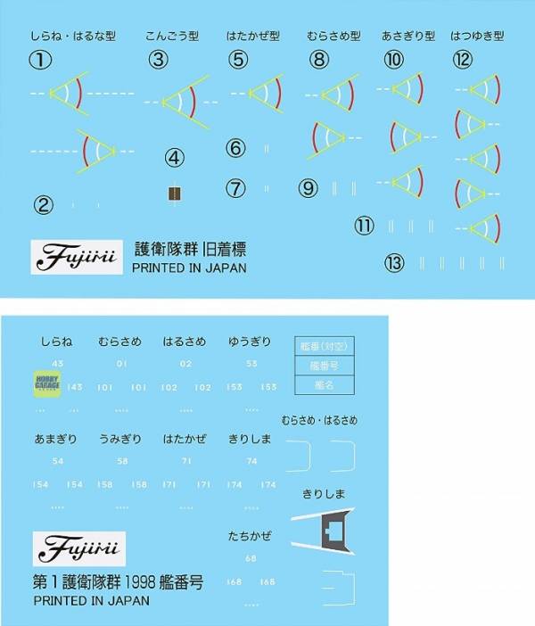 1/3000 海上自衛隊 第1護衛隊群 1998 FUJIMI 軍艦34 富士美 組裝模型 FUJIMI,1/3000,軍港,軍艦,海上自衛隊,護衛隊,