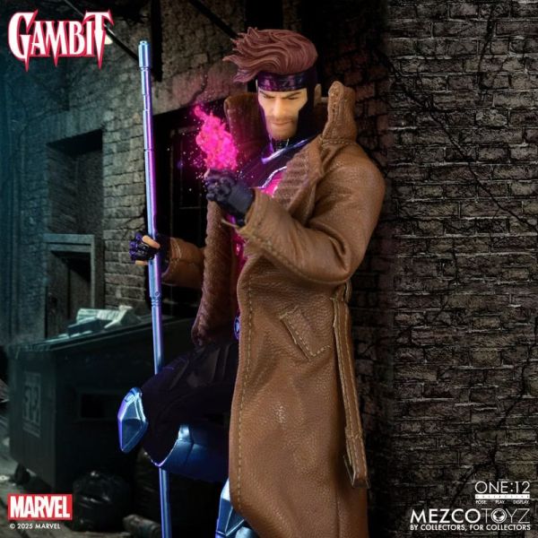 (預購) MEZCO TOYZ One:12 Collective 金牌手 Gambit 約17cm 可動完成品 20260120 MEZCO TOYZ One:12 Collective 金牌手 Gambit 約17cm 可動完成品