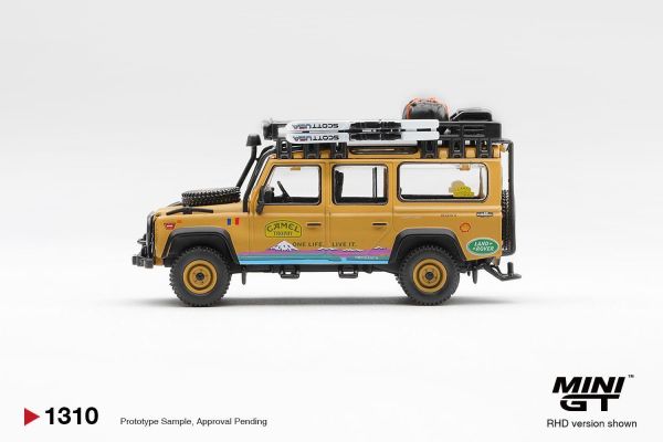(預購) [吊卡版] MINIGT 1/64 路華 Land Rover Defender 110 1998 Camel Trophy Tierra del Fuego CT.24 Italy LHD MGT01380-BL 20260924 [吊卡版] MINIGT 1/64 路華 Land Rover Defender 110 1998 Camel Trophy Tierra del Fuego CT.24 Italy LHD MGT01380-BL