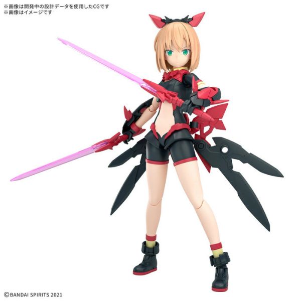 BANDAI 30MS 019 組裝少女輕作戰 緹雅夏 大麗花裝 顏色B 組裝模型 BANDAI 30MS 019 組裝少女輕作戰 緹雅夏 大麗花裝 顏色B 組裝模型