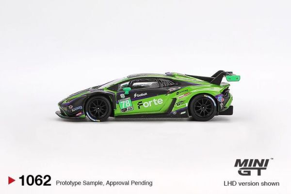 MINIGT 1/64 藍寶堅尼 Lamborghini Huracán GT3 EVO2 #78 Forte Racing 2024 IMSA Daytona 24 Hrs MGT01062-L MINIGT 1/64 藍寶堅尼 Lamborghini Huracán GT3 EVO2 #78 Forte Racing 2024 IMSA Daytona 24 Hrs MGT01062-L
