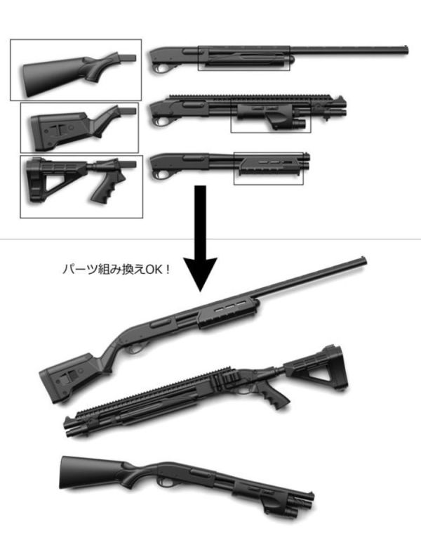 (預購) [再販] TOMYTEC 1/12 迷你武裝 LA093 M870 Type Tactical 組裝模型 20260423 [再販] TOMYTEC 1/12 迷你武裝 LA093 M870 Type Tactical 組裝模型